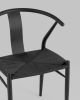 Стул обеденный Wishbone Style черный
