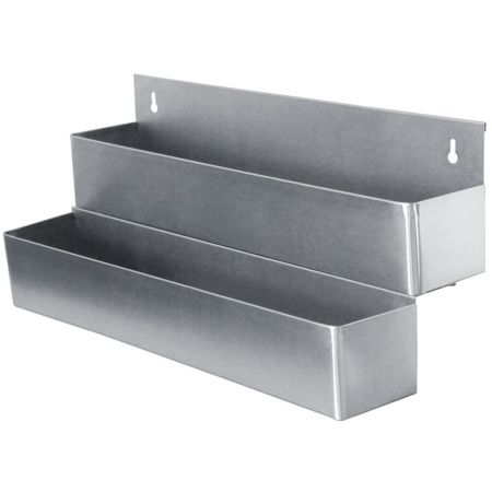 Подставка барная 2 яруса, на 12 бутылок, 56*21*25 см, нержавеющая сталь, P.L. - BarWare