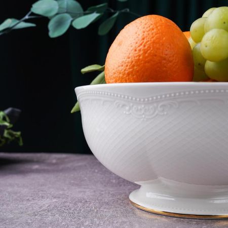 Салатник 1800 мл d 21 см h10 см Gold Aristocrat Noble [1]