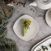 Тарелка 16,5*16,5 см h1,5 см квадратная с кругл. краем белая фарфор P.L. Proff Cuisine [1]