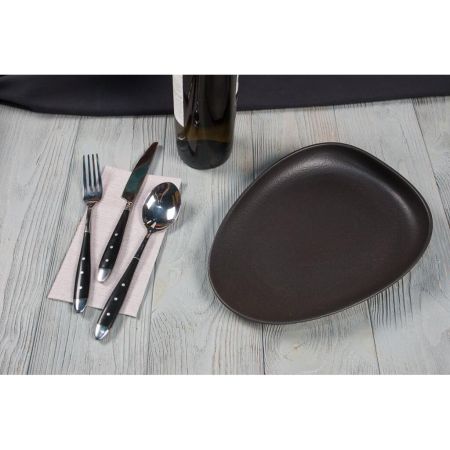 Блюдо овальное 26,5*20 см h4,5 см Smooth Black Raw Stellar P.L. Proff Cuisine [3]