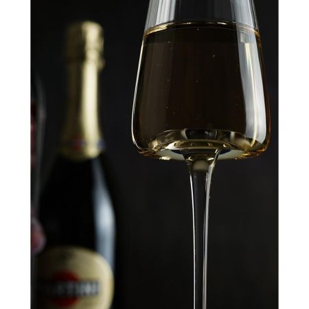 Бокал-флюте для шампанского 230 мл "Zie Optical" d 4 см h26,1 см оптические грани P.L. - BarWare [6]