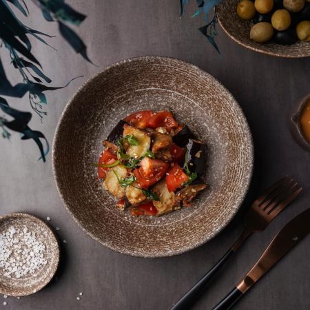 Салатник 800 мл d 19,7 см h5,3 см Brown Untouched Taiga P.L. Proff Cuisine [1]