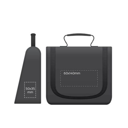 Несессер черный, полиэстер