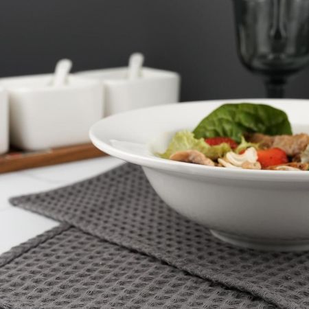 Тарелка глубокая 500 мл d 21 см h6,5 см белая фарфор P.L. Proff Cuisine NEW [4]