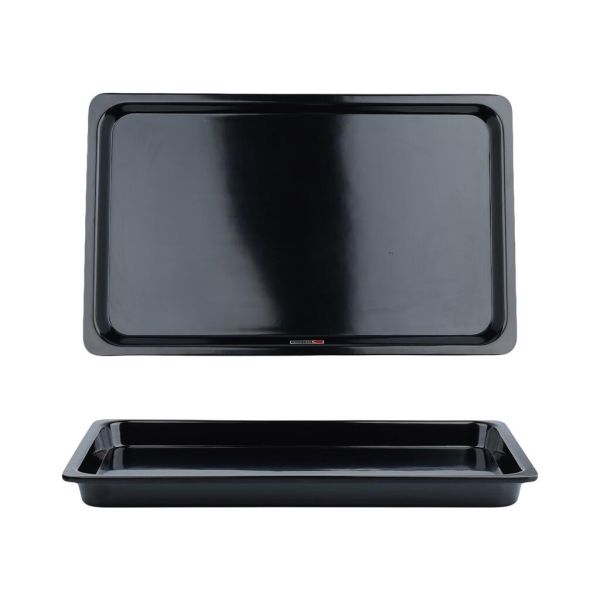 Гастроемкость 1/1 h40 мм пластик меламин 520*317*40 мм 5 л Black P.L. Proff Cuisine