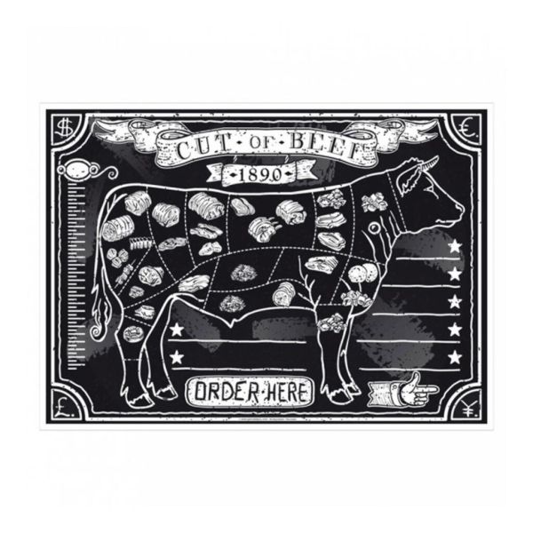 Подкладка сервировочная (плейсмет) "Стейк Хаус", 31*43*7 см, 500 шт/уп, бумага, Garcia de