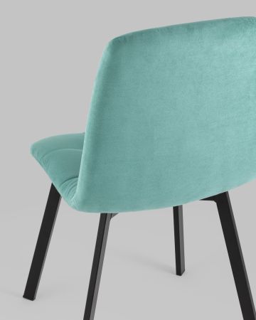Стул Oliver Square велюр мятный