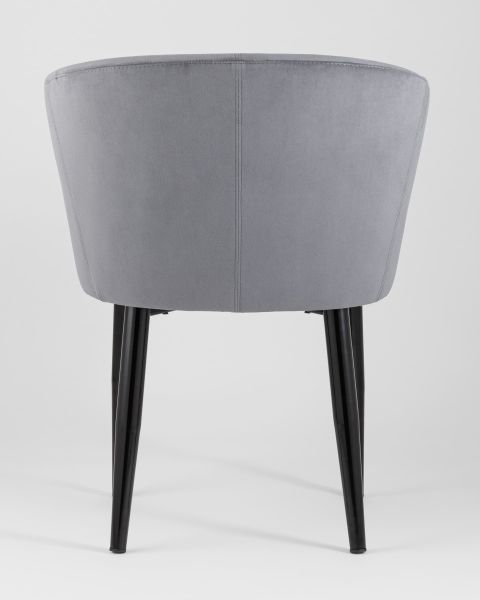 Кресло Ральф велюр серый