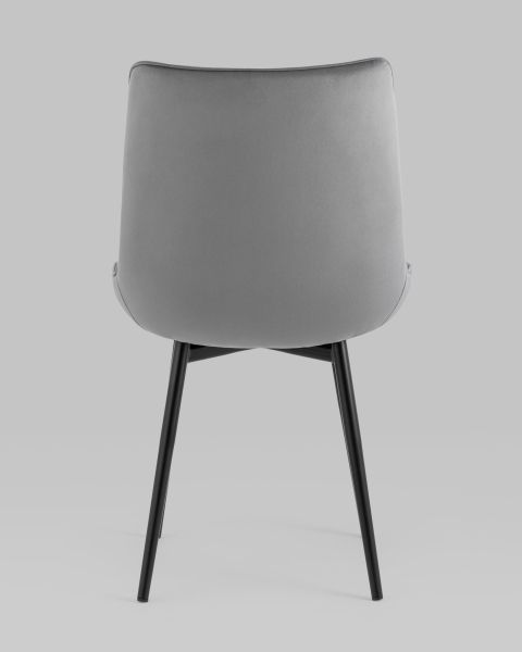 Стул Дарвин велюр тёмно-серый