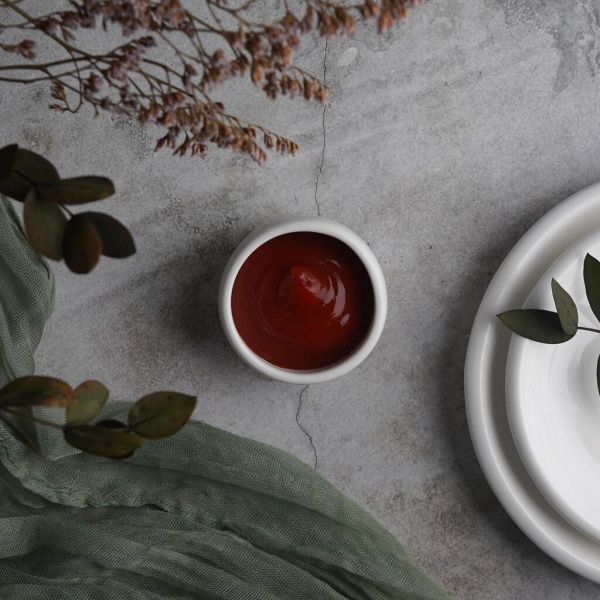 Соусник  35 мл d 5,3 см h3,5/3 см круглый белый фарфор P.L. Proff Cuisine [20]