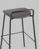 Стул барный Mantis экокожа темно-серый
