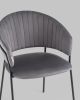 Стул Бруно велюр серый