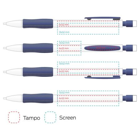 Карандаш Ocean черный, пластик