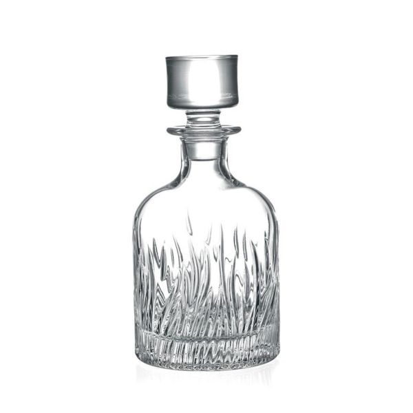 Графин 0,89 л штоф с крышкой хр. стекло FIRE d 12 см h22 см RCR [1]