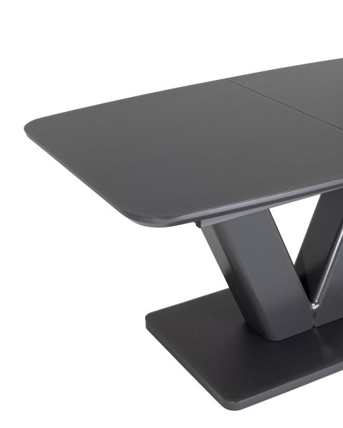 Стол обеденный Вильнюс раскладной 160-200*90 серый