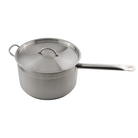Сотейник 10 л. нерж. d=28 см. h=16 см. с 2 ручками с крышк. тройное дно (индукция) MGsteel /1/