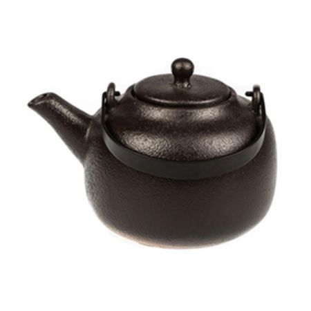 Чайник 950 мл d 14 см h10,5 см с ситом Smooth Black Raw Stellar P.L. Proff Cuisine [1]