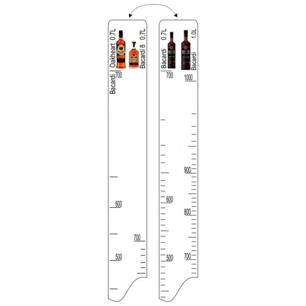 Барная линейка Bacardi ( 0,7/1л) / Bacardi 8 (0,7 л) / Bacardi Oakheart (0,7 л), P.L. Pr