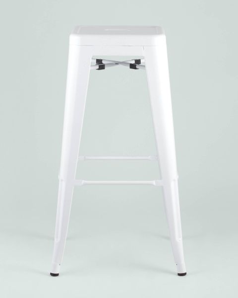 Стул барный TOLIX белый глянцевый