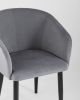 Кресло Ральф велюр серый