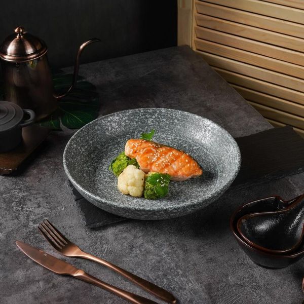 Салатник 1300 мл d 26,8 см h4,6 см глазурь Glossy Stone Untouched Taiga P.L. Proff Cuisine [1]