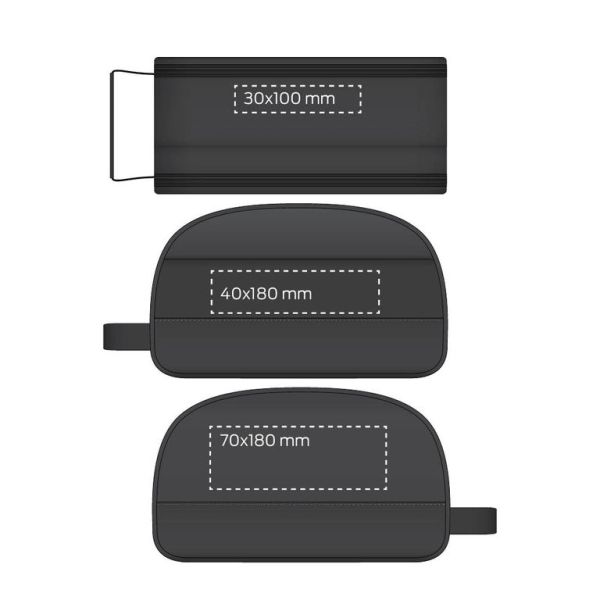 Несессер черный, полиэстер