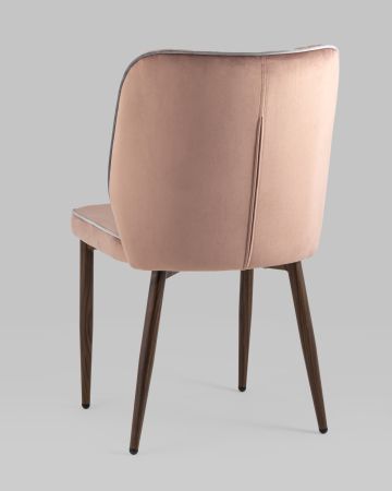 Стул Лоренс NEW велюр пыльно-розовый