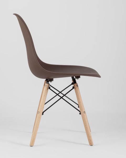 Стул Eames Style DSW коричневый