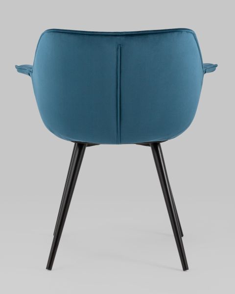 Стул Мэйсон велюр пыльно-синий