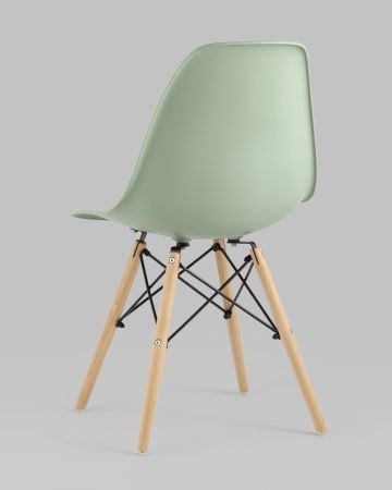 Стул Eames DSW серо-зеленый x4