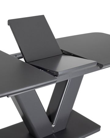 Стол обеденный Вильнюс раскладной 160-200*90 серый