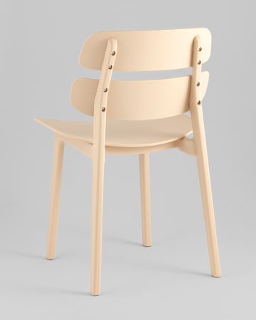 Стул обеденный Tony пластик желтый