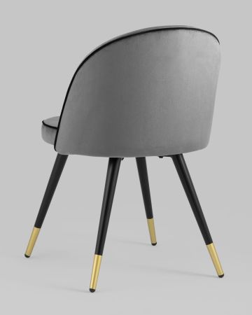 Стул Gabi LUX велюр серый