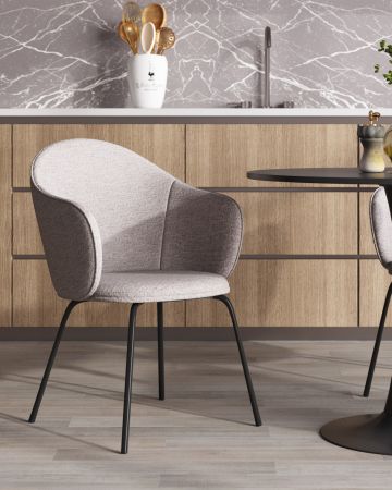 Стул обеденный Echo светло-серый