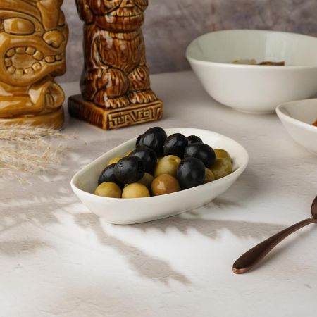 Блюдо овальное 16*10,5*3,2 см 140 мл Velho Island Ivory By Bone Innovation [6]