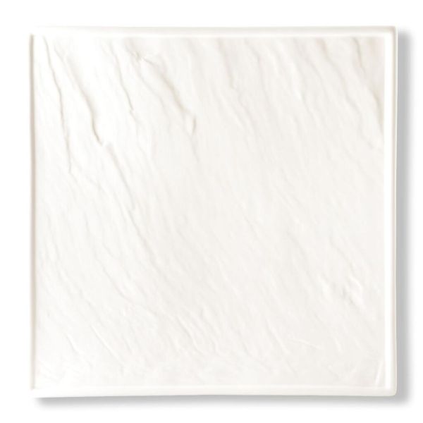 Блюдо квадратное 25,5*25,5 см Relief белое фарфор P.L. Proff Cuisine [3]