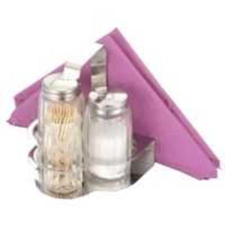 Набор для специй 3 предмета + салфетница на подставке нерж. "Скоба" P.L. Proff Cuisine