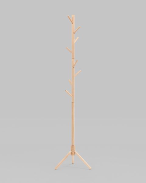 Вешалка напольная Hook светлое дерево
