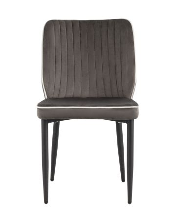 Стул Лоренс велюр антрацитовый