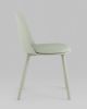 Стул Fog с подушкой пластик серо-зеленый