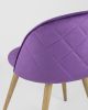 Стул Лион велюр с ромбами лиловый