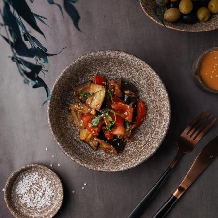 Салатник 730 мл d 16,8 см h5,6 см Brown Untouched Taiga P.L. Proff Cuisine [1]