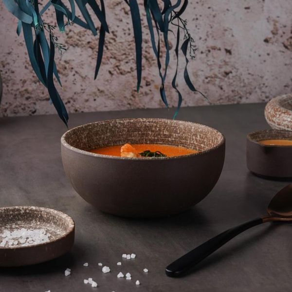 Салатник 580 мл d 14,1 см h6,4 см Brown Untouched Taiga P.L. Proff Cuisine [1]