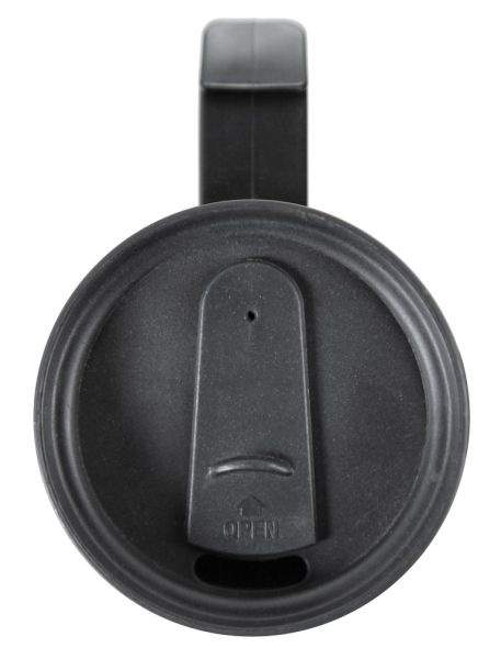 Термокружка 0.4 л черная, пластик