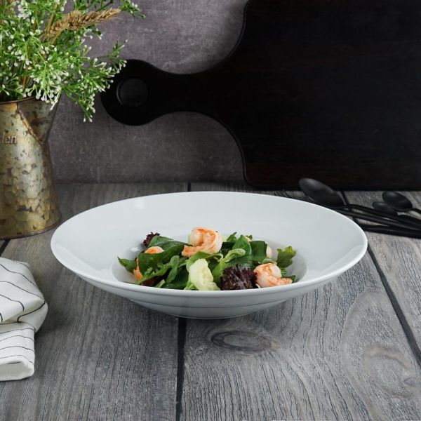 Тарелка глубокая 300 мл d 27,2 см h5,5 см белая фарфор Glory Eco P.L. Proff Cuisine [6]