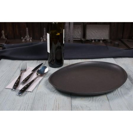 Блюдо овальное 33*25 см h2,7 см Smooth Black Raw Stellar P.L. Proff Cuisine [1]