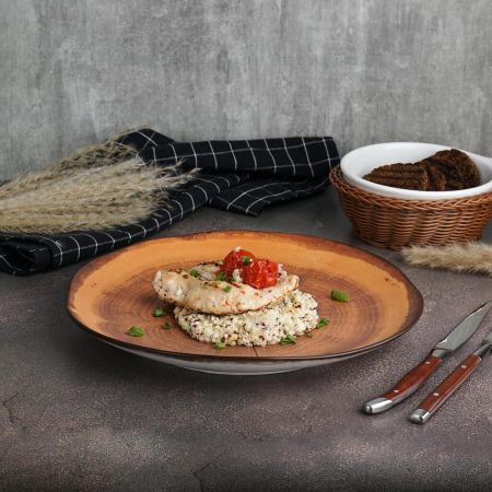 Тарелка 26,6 см h3 см Wood Fusion P.L. Proff Cuisine [4]