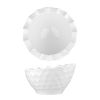 Салатник  700 мл d 20 см h19,5/11,5 см Crush Honeycombs белый фарфор P.L. Proff Cuisine [2]