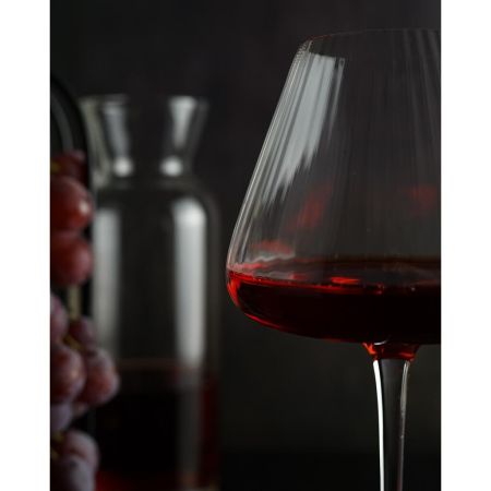 Бокал для вина 710 мл "Zie Optical" d 6,6 см h25,3 см оптические грани P.L. - BarWare [4]